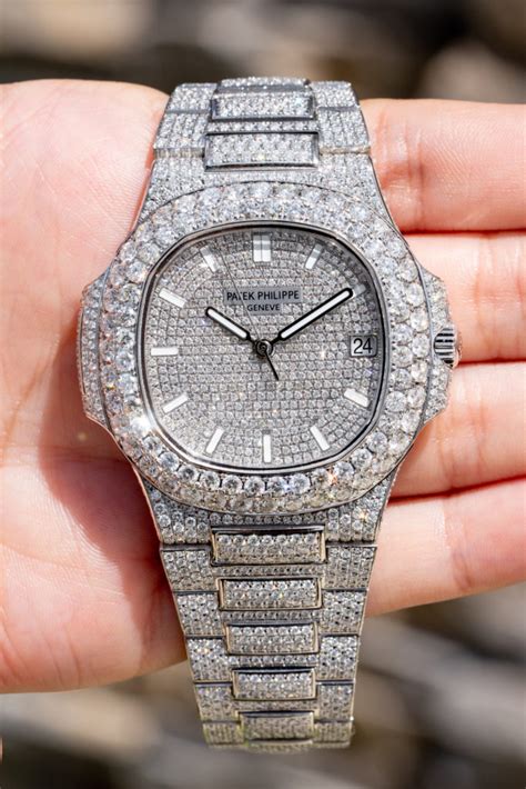 patek philippe nautilus 41m|patek philippe nautilus full diamond.